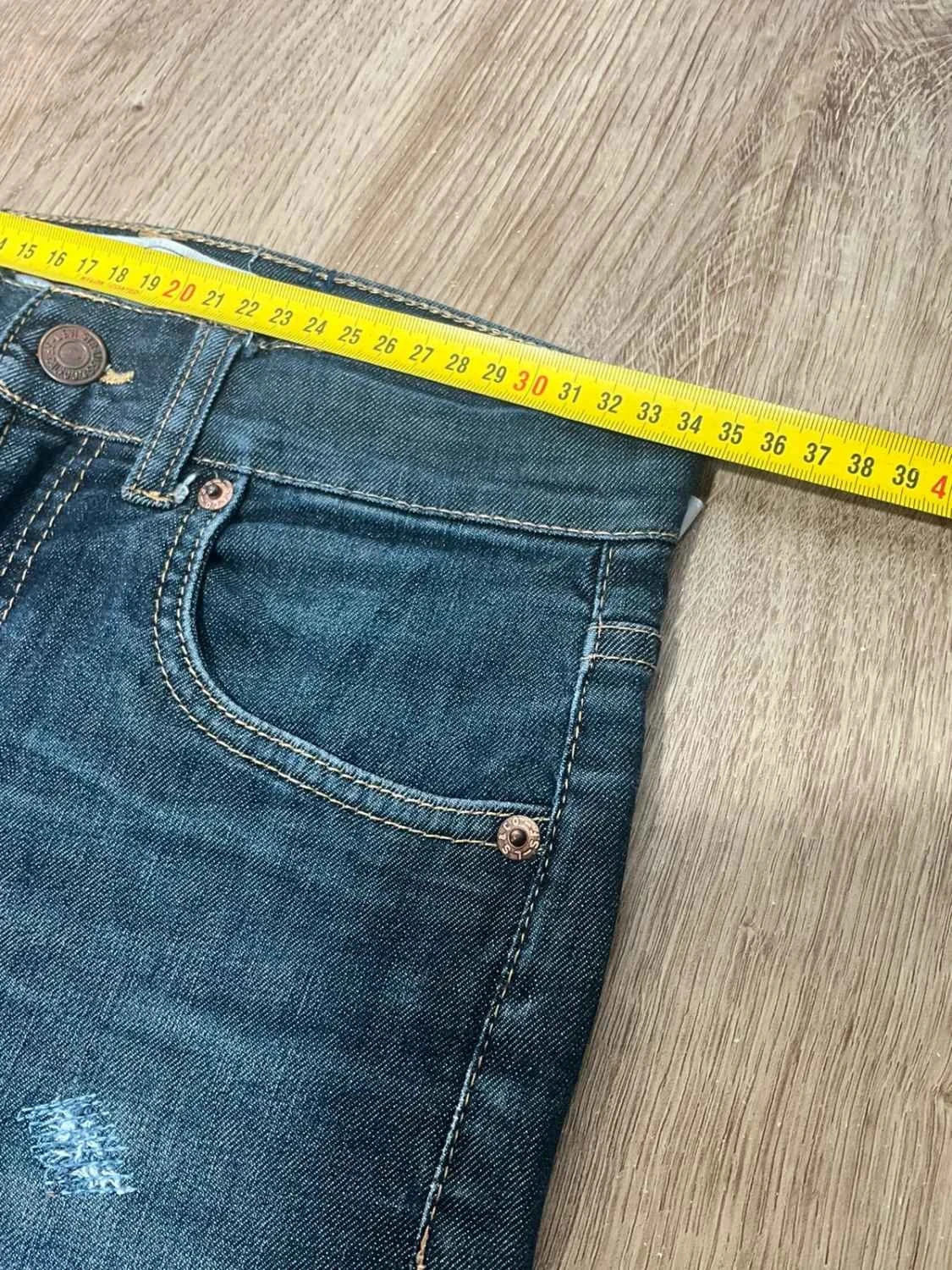 Jean Levi's 519 Extreme Skinny Taille 14 Y2k Coton Bleu Foncé Lvf 022 – photo 12